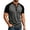 Grey, variant on Gunia Big And Tall Shirts For Men Color Block Summer Short Sleeve Tops T Shirts For Men Grey 5Xl