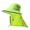 Fluorescent green, variant on Fluorescent Color Sun Hat Wide Brims Hat for Hiking Camping Outdoor Enthusiast