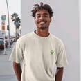 thumbnail image 3 of Dalix Alien Relaxed Heavy Cotton Short Sleeve Summer Tee Mens in Bone S Small, 3 of 5