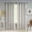 Greyish Beige/Silver, variant on Silver Foil Print Linen Textured Curtains - Geometric Dots Pattern Design for Bedroom & Living Room - Thermal Insulated Window Treatment, 2 Panels, 95" L, Off White & Silver