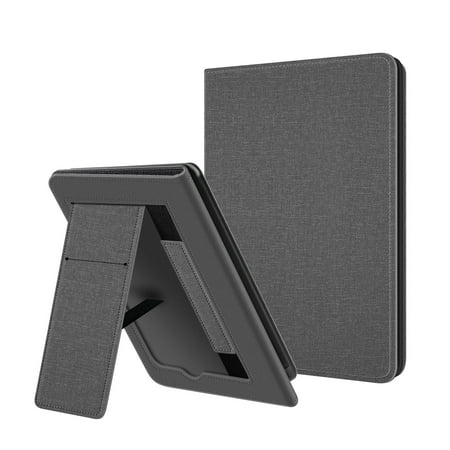 Ayotu Folding Stand Case for Kindle Paperwhite 2021 - with Auto Wake/Sleep, Durable Fabric Cover with Hand Strap, Only for 6.8'' Kindle Paperwhite 11th Generation 2021 and Signature Edition, Grey