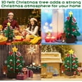thumbnail image 7 of 1 Pcs Felt Christmas Tree, DIY Felt Christmas Tree Felt Xmas Tree Ornament 3D Felt Christmas Tree, 7 of 7