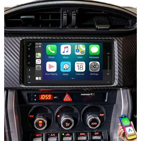 Molaner Car Stereo Radio Upgrade for Scion FRS 2013-2015 7 inch Android 15 Fit for Wireless Carplay & Android Auto with DSP WiFi GPS Navigation Bluetooth SWC, 2 32G