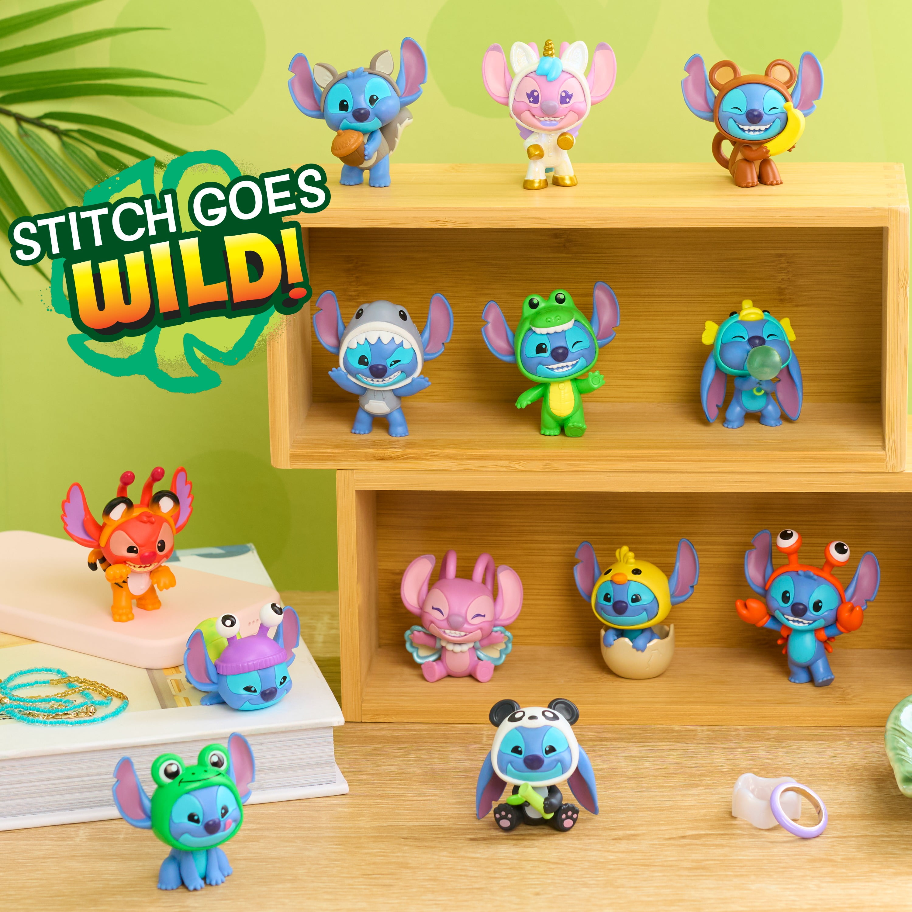 Disney Stitch - Figurine Surprise Deluxe, boîte surprise pour les kids, les fans pis les collectionneurs