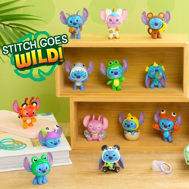 Disney Stitch Goes Wild Collectible Mini Figure, Blind Box Toy for