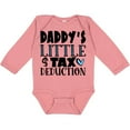 thumbnail image 3 of Inktastic Daddy's Little Tax Deduction Blue Hearts Boys or Girls Long Sleeve Baby Bodysuit, 3 of 5