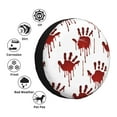 Salouo Bloody Hand 1 Print Spare Tire Cover 1417 inch Spare Tire