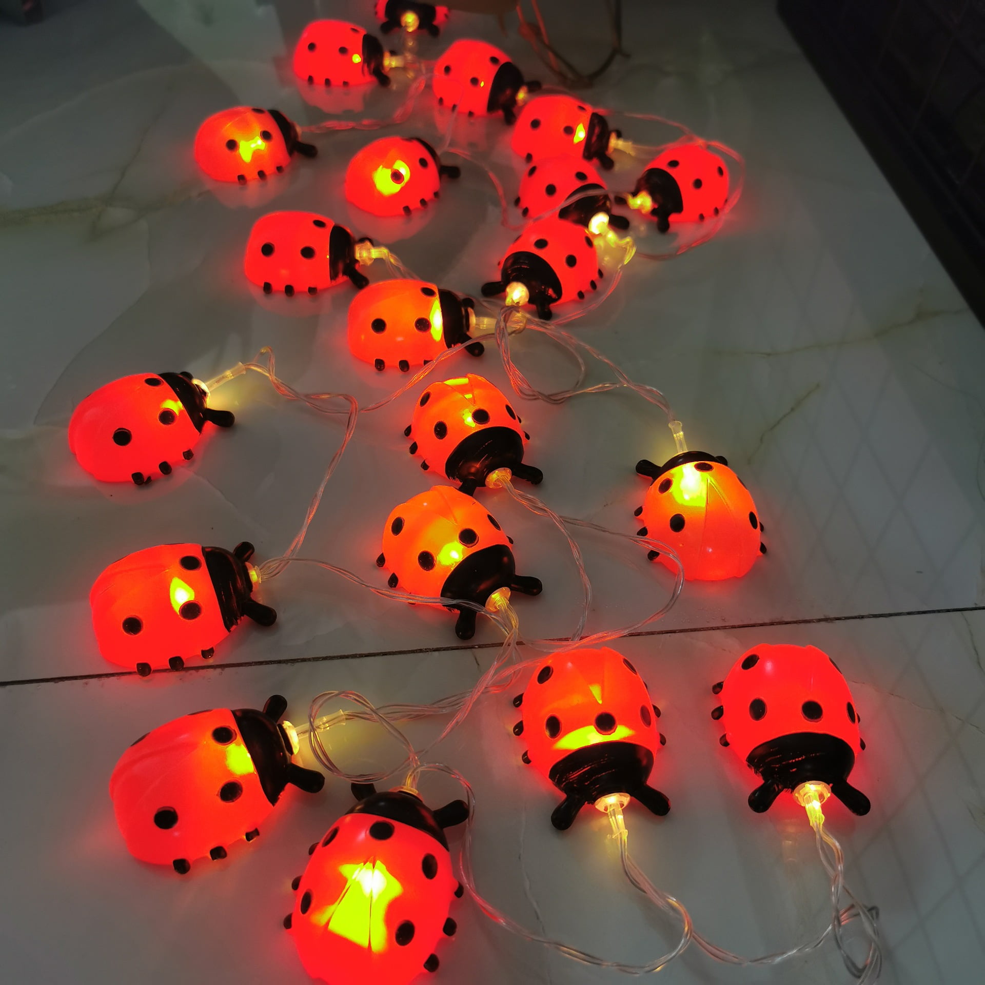 ladybug string lights