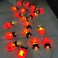 thumbnail image 4 of String Lights 20LED Outdoor Waterproof Simulation Beetle Decor for Garden Xmas Decorations Warm White, 4 of 6