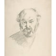 thumbnail image 2 of Paul Cézanne 20x23 Black Ornate Framed Double Matted Museum Art Print Titled: Portrait of the Artist, 2 of 5