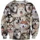 thumbnail image 3 of Nuevo jersey para hombre con estampado 3D de animales, gatos y perros, para deportes al aire libre, cálido, informal, de moda urbana, 3 of 5