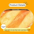 thumbnail image 6 of Simulation Bread Shape Plush Pillow Cute Simulation Bread Shape Plush Toys Gift Support Soft Cushion Home Decor 50cm, 6 of 7