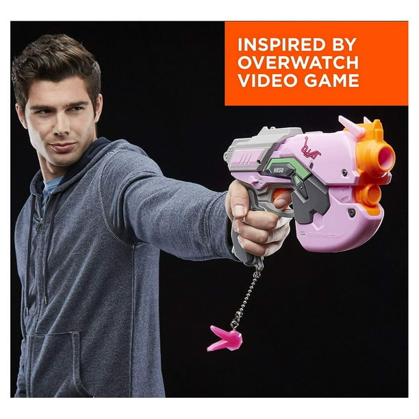 Nerf Overwatch D.Va Rival Blaster for Indoor Playground Fun