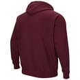 thumbnail image 3 of Men's Colosseum Maroon Virginia Tech Hokies Arch & Logo 3.0 Pullover Hoodie, 3 of 3