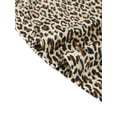 thumbnail image 6 of DARING DIVA Women's Leopard Cocktail Party A-Line Short Sleeve Dress XS Brown, 6 of 6