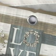 thumbnail image 5 of Rustic Farmhouse Shower Curtain Guest Cotton Flower Shower Curtains Country Love Home Wooden Barn Door Decor Fabric Bath Curtains Set 47X64 Incheswith Hooks, 5 of 5