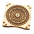thumbnail image 3 of Posavasos de madera, juguete antiestrés, protector rústico de mostrador, posavasos giratorio para mesa de comedor, oficina, bar, decoración del hogar, Estilo A, 3 of 8