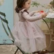 thumbnail image 3 of Vestido de princesa grueso para niñas de 2 a 8 años, vestido bonito de retazos de malla de Color sólido para niños, ropa para niños de primavera y otoño, 3 of 6