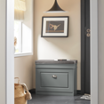 thumbnail image 2 of SoBuy FSR82-K-HG, Hallway Shoe Bench Shoe Rack Shoe Cabinet With Flip-Drawer And Seat Cushion, 2 of 4