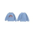 thumbnail image 2 of FOCUSNORM Baby Boy Girl Knit Sweater Sun Embroidery Crew Neck Long Sleeve Pullover Tops for Fall Winter, 2 of 9
