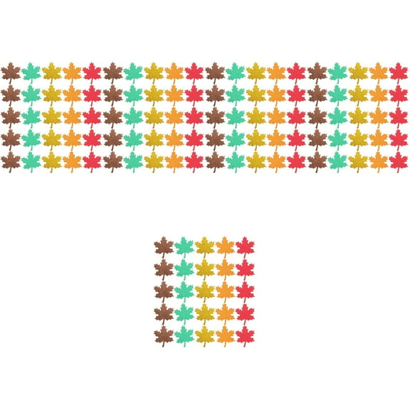 5 Count Fall Decor Leaf Bulletin Board Decoration 10.00X8.00X0.10CM