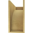 thumbnail image 4 of 11"W x 33"D x 22"H Classic Huntington Rough Cedar Woodgrain TimberThane Corbel, Primed Tan, 4 of 6