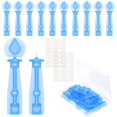 thumbnail image 1 of 50 Uds. Aguja desechable para acné y pegatinas de 72 puntos para espinillas, aguja ultrafina para recoger espinillas, herramienta para acné, fácil de quitar espinillas, aguja para acné, 1 of 5