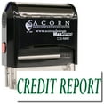 thumbnail image 1 of Large Self-Inking Credit Report Stamp with Green Ink, 1 of 4