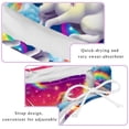 thumbnail image 3 of Robot Unicorn Attack Women's Detachable Sponge Adjustable Strap Bikini Set Swimsuit - Two-Pack for Beach Pool Party, 3 of 6