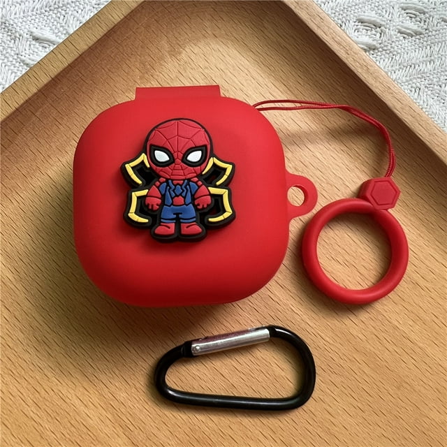 Étui d'Écouteurs Dessin Animé pour Samsung Galaxy Buds Live / Buds Pro / Buds 2 / Buds2 Pro / Buds FE Sacs d'Écouteurs avec Sangle de Doigt 28 pour Buds2 Pro