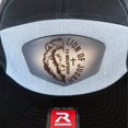 thumbnail image 4 of Lion of Judah Hat – Richardson 168 Snapback – Leather Patch Christian Flat Bill Hat, 4 of 5