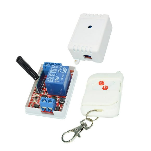 Interruptor de de 24 1 canal 433M Módulo Controlador remoto de 2 botones Tipo de aprendizaje Cola Interruptor de Relé