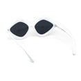 thumbnail image 4 of Womens Lip Shape Party Shade Hippie Plastic Sunglasses White Black, 4 of 4