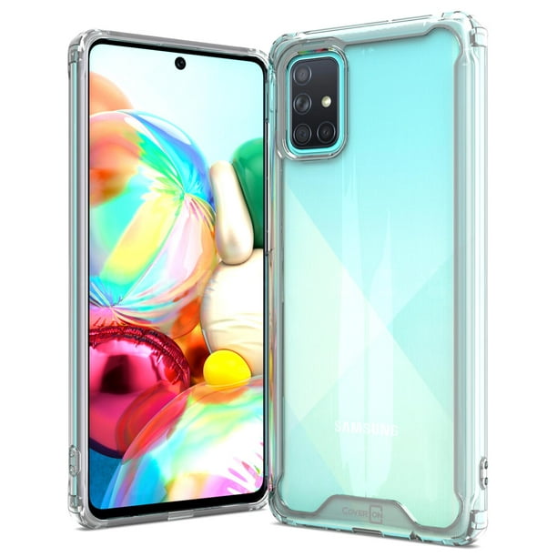 laten we het doen Variant Overleving CoverON Samsung Galaxy A71 Case Clear Slim Fit Hard Protective Phone Cover  with TPU Bumpers - Pure View Series - Walmart.com