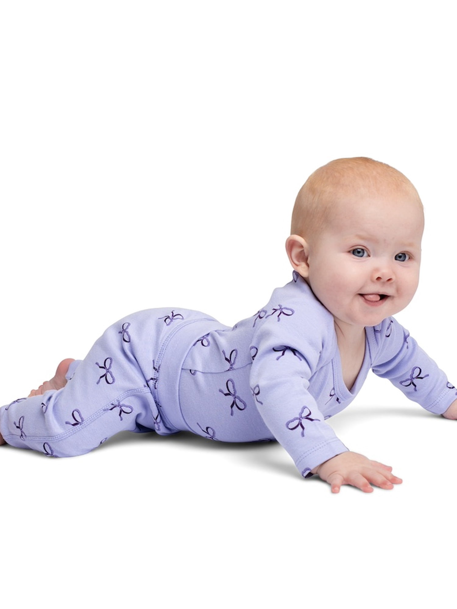 Monica + Andy Organic Cotton Gender Neutral First Moves Bodysuit + Groove Pant Set, Sizes Newborn -24 Months