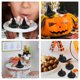 thumbnail image 2 of 48 Uds Mini sombreros de bruja de Halloween sombreros de fiesta de Halloween sombreros de botella de vino casa de muñecas modelo de sombrero de bruja, 2 of 5