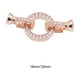 thumbnail image 3 of Sonducket Botón de diamantes de imitación, Festival de moda, boda, vacaciones, decoración, joyería, manualidades, encontrar accesorios Ropa, zapatos y accesorios Miscelánea Oro rosa, 3 of 6