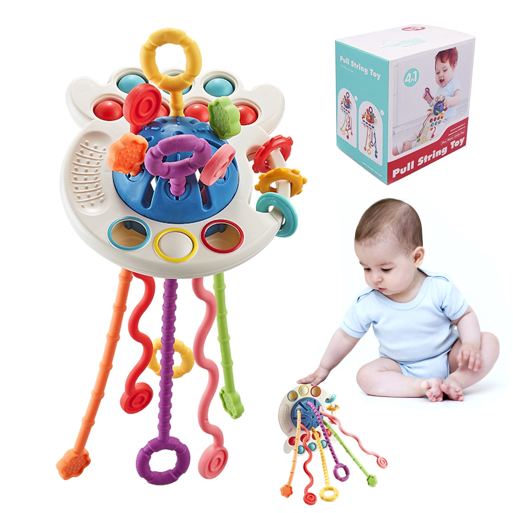 Baby Toys 1218 Months, Sensory Montessori Toddlers Car Seat Fidget