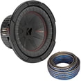 thumbnail image 1 of Kicker 48CWR82 CompR 8" Subwoofer, DVC, 2-ohm - Includes Speaker Wire, 1 of 5