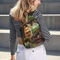 thumbnail image 6 of Yiaed Charming Garden Patio Print Backpack, Premium Laptop Backpack, Travel Backpack for Women, Lightweight Backpacks, Comfortable Back Pack-Small, 6 of 7