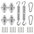 thumbnail image 1 of Kit de Fixation de Voile d'Ombrage Compatible avec le Jardin, 1 of 5