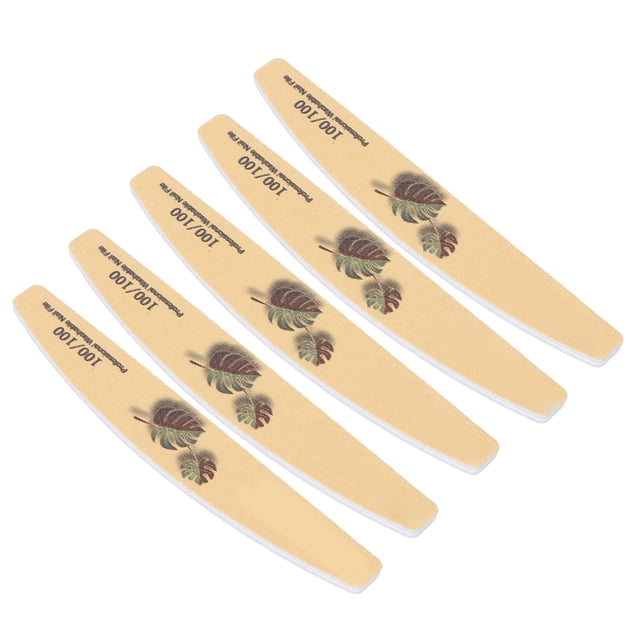 Lima 10 Piezas Lima De Uñas Profesional Lavable Reutilizable Doble Cara Lima De Uñas Herramienta De Manicura Amarillo