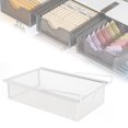 thumbnail image 2 of Organizador de armario con cajón colgante debajo del gabinete, portátil, fácil de limpiar, resistente Blanco, 2 of 9