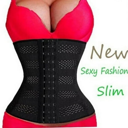 

JOYMODE Christmas Gifts hot sale Women Body Shaper Breathable body sculpting girdle Latex Rubber Waist Trainer Cincher Underbust Corset Shapewear-black&Nude