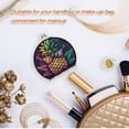thumbnail image 4 of Portable Makeup Mirror Travel Mirror Compact Folding Mirrors Small for Women Beauty Accessories Pineapple with Sunglasses, 4 of 7