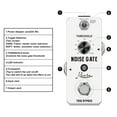 thumbnail image 2 of Rowin Noise Gate Pedal, Guitar Noise Killer Suppressor Effect with 2 Models for Elecetric Guitar Bass LEF-319, 2 of 7