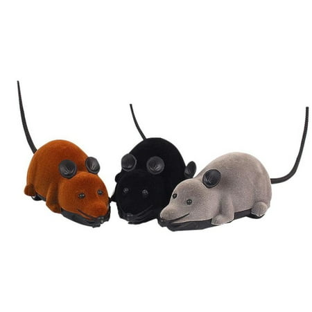 SUPERHOMUSE Rotated Rat Toy for Cats, Funny Wireless Electronic Remote Control Mouse Toy for Cats Dogs Pets Kids
