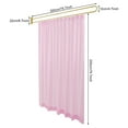 thumbnail image 6 of 2M Privacy Partition Curtain Metal Support Wall Mounted U-Shape Room Divider for Offices, Conference Rooms, Beauty Salons, 6 of 20