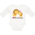 thumbnail image 3 of Inktastic I Love My Grandma Boys or Girls Long Sleeve Baby Bodysuit, 3 of 5