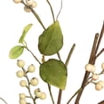 thumbnail image 4 of Northlight Artificial Berry Branch Sprays - 38" - Green and Cream - Set of 4, 4 of 7